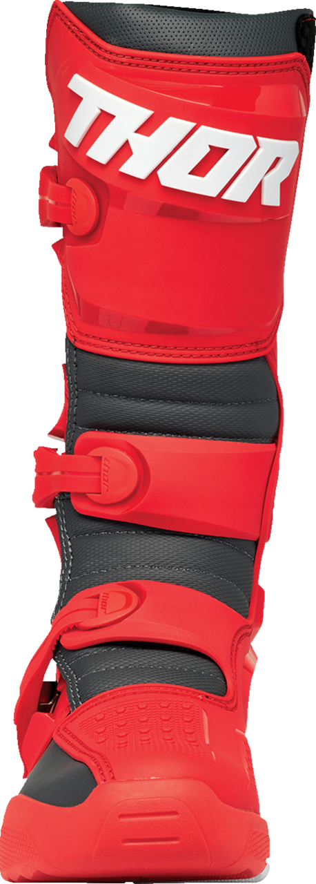 THOR Blitz XR Boots - Red/Charcoal - US 12 3410-3114