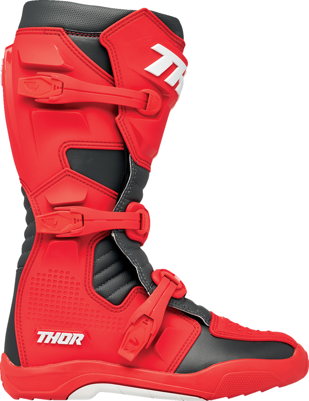 THOR Blitz XR Boots - Red/Charcoal - US 10 3410-3112