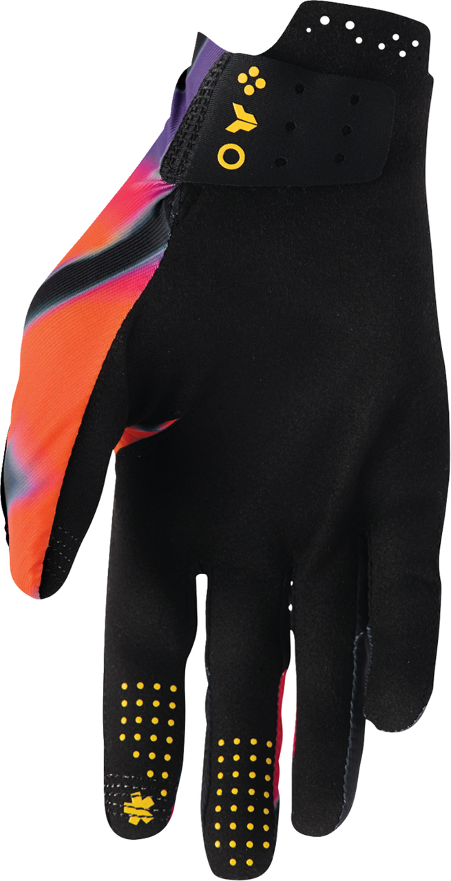 THOR Sportmode Inferno Gloves - Orange/Purple - Small 3330-8556