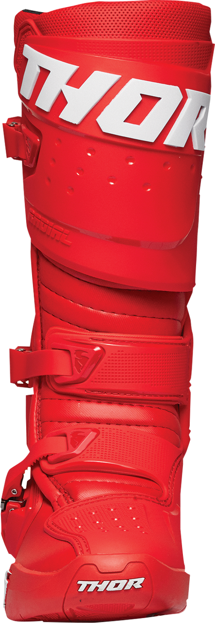 THOR Radial Boots - Red - Size 15 3410-2744