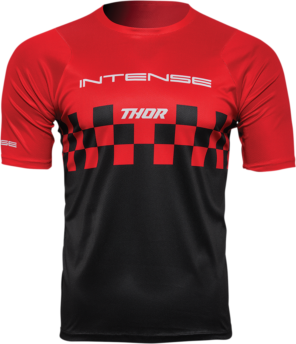 THOR Intense Assist Chex Short-Sleeve Jersey - Red/Black - XL 5120-0142