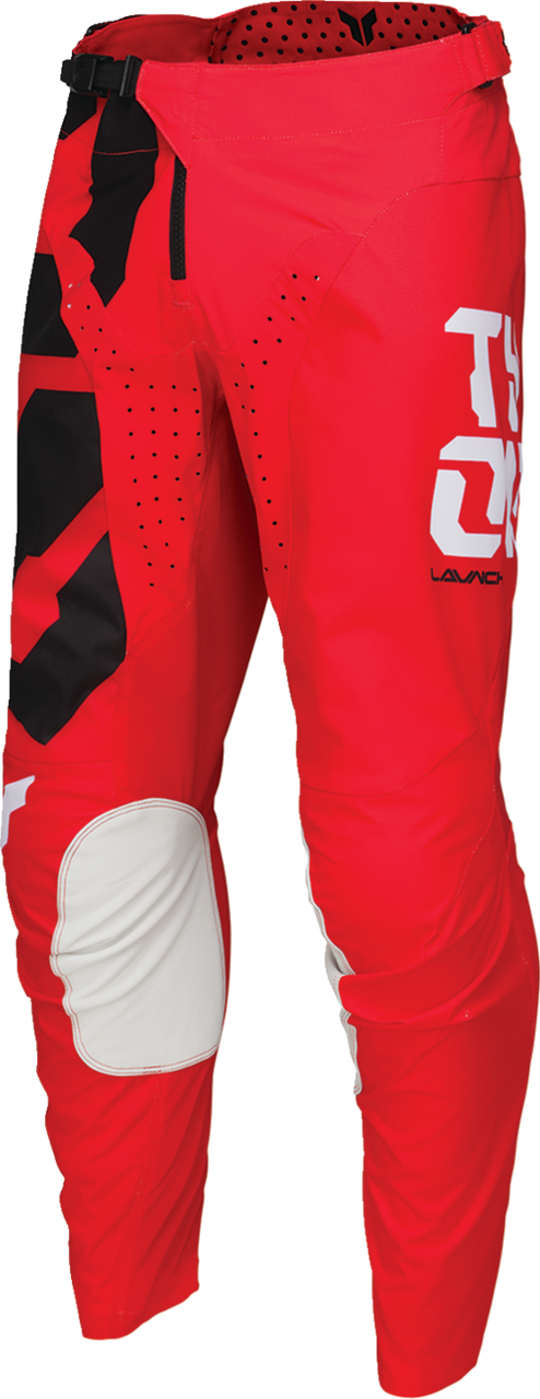 THOR Launchmode Forge Pants - Red - US 34 2901-11862