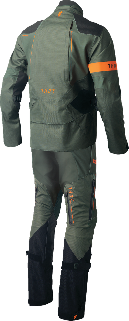 THOR Range Jersey - Army Green/Orange - Small 2910-7482