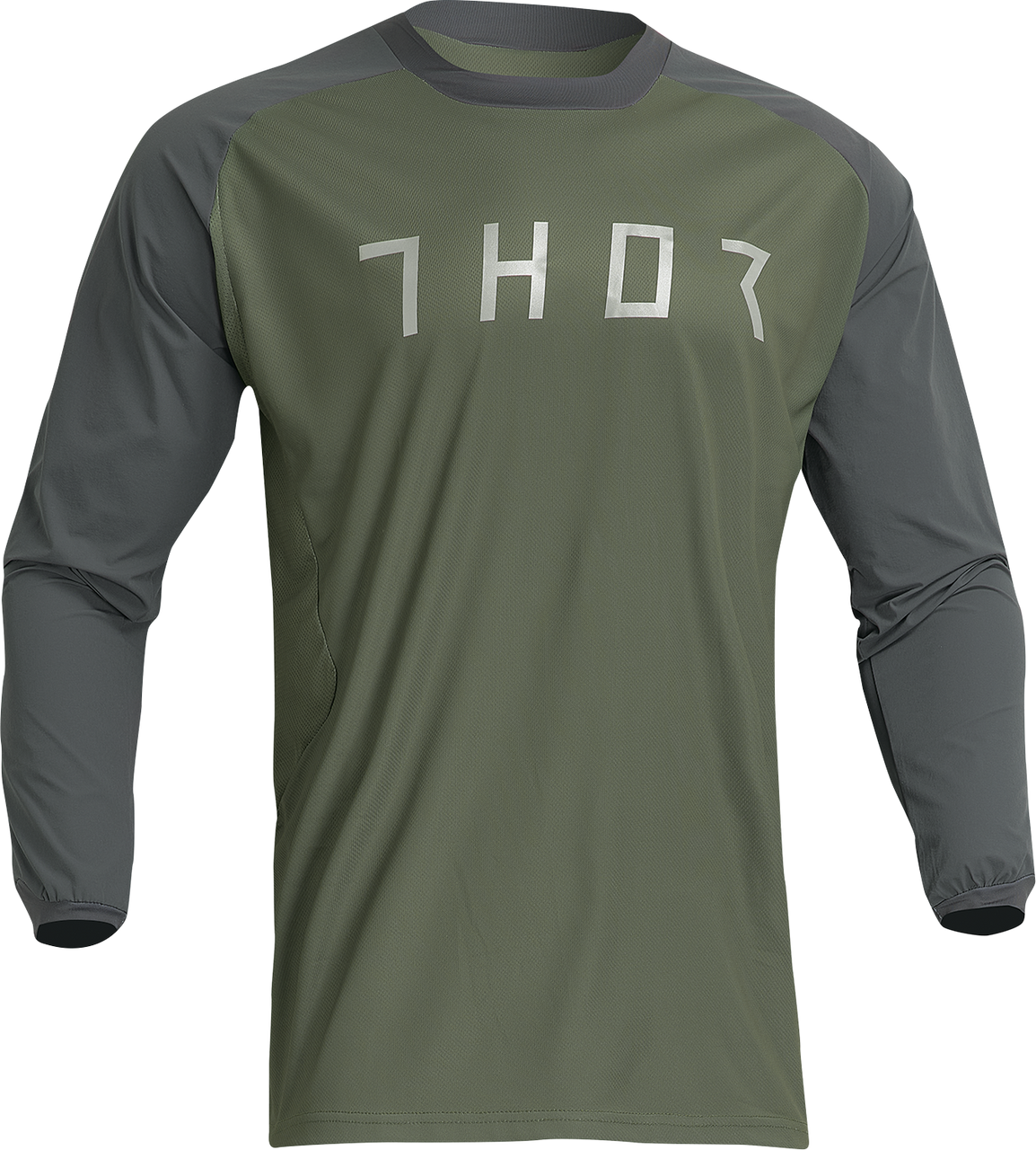 THOR Terrain Jersey - Army/Charcoal - XL 2910-7169