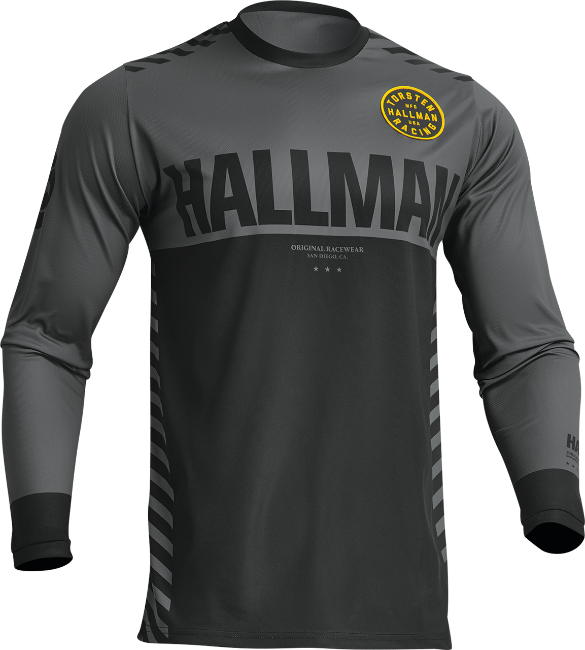 THOR Differ Slice Jersey - Charcoal/Black - Small 2910-7127