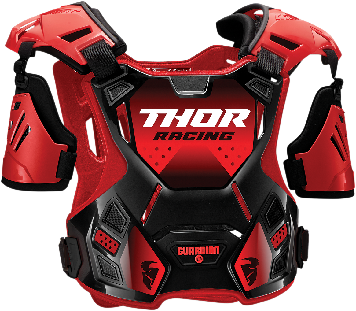 THOR Youth Guardian Roost Deflector - Red/Black - 2XS/XS 2701-0968