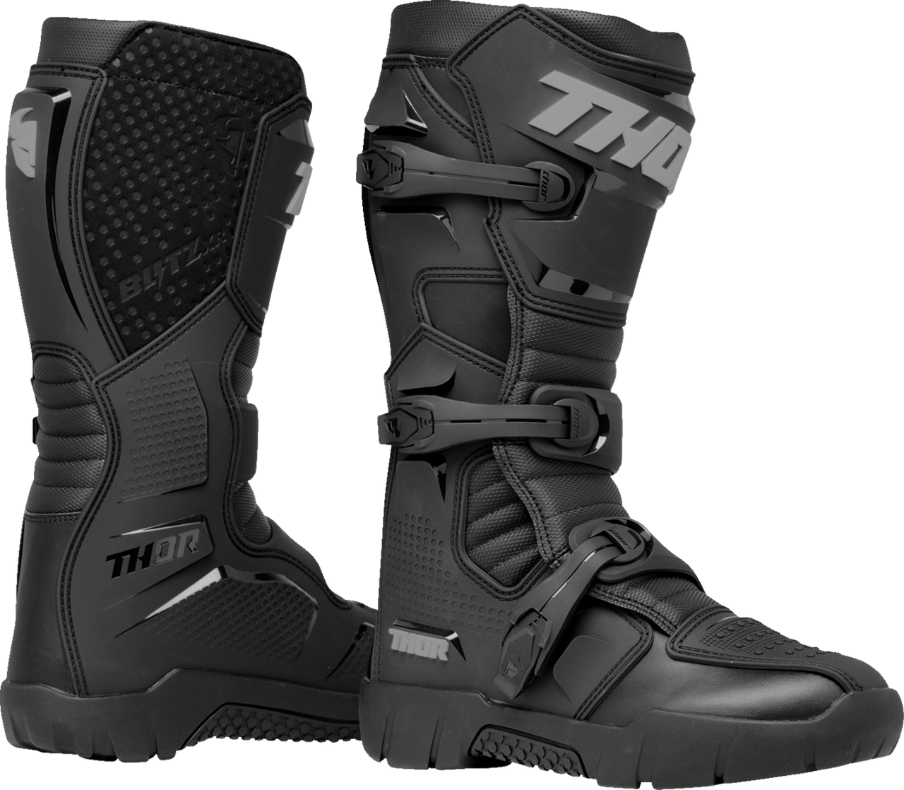 THOR Blitz XR Trail Boots - Black/Gray - US 15 3410-3135