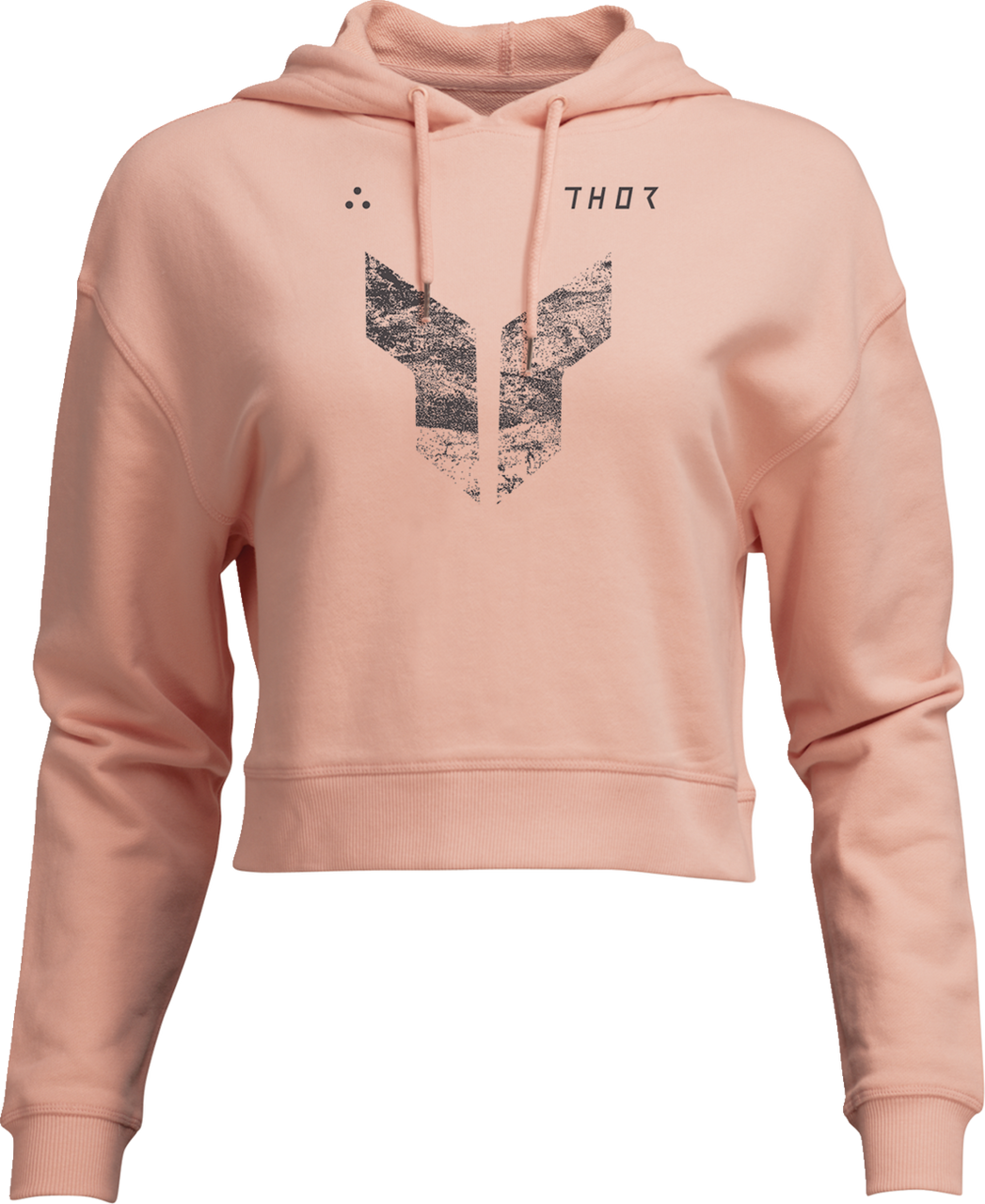 THOR Women's Iconic Pullover Crop Hoodie - Pink - Small 3051-1249