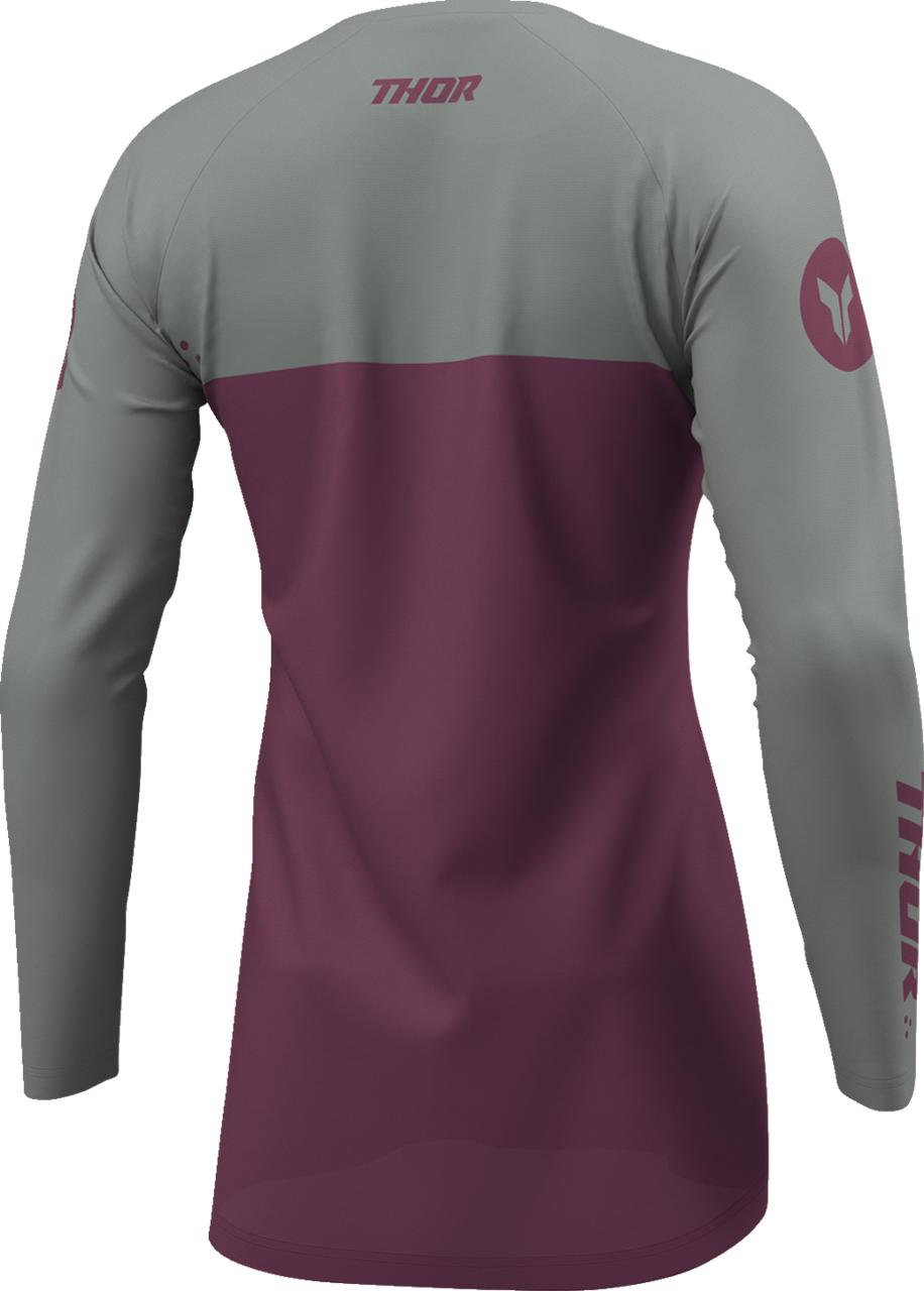 THOR Women's Ridemode Menace Jersey - Purple/Gray - 2XL 2911-0382