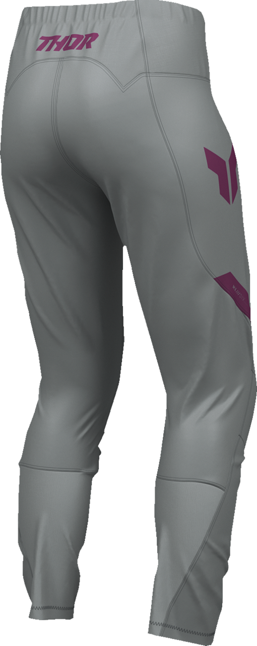 THOR Women's Ridemode Menace Pants - Purple/Gray - US 1/2 2902-0481