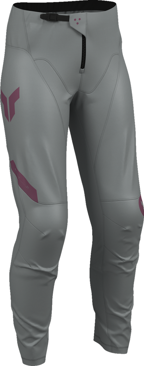 THOR Women's Ridemode Menace Pants - Purple/Gray - US 00/0 2902-0480