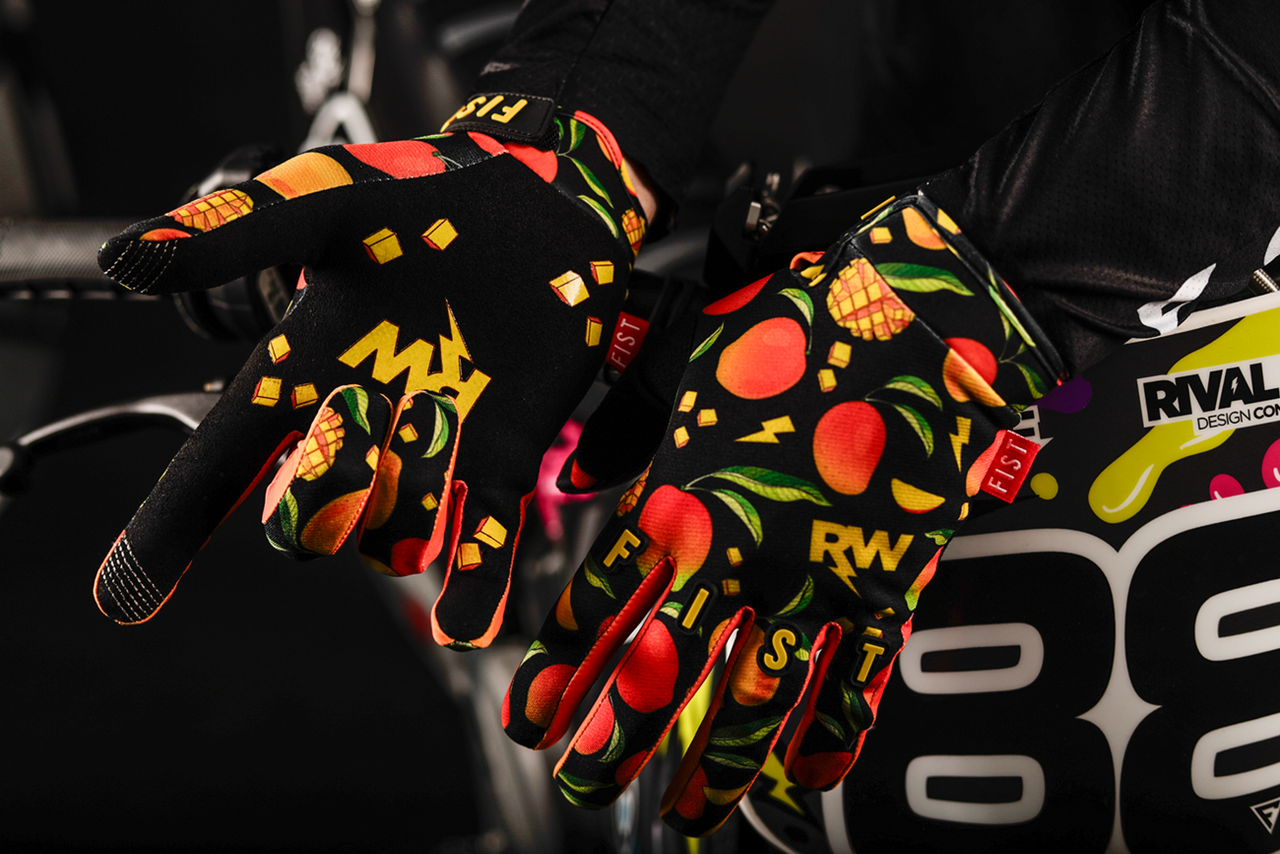FIST HANDWEAR Strapped R-Willy Red Label Mango Madness Gloves - XS F-GS-01521-XS