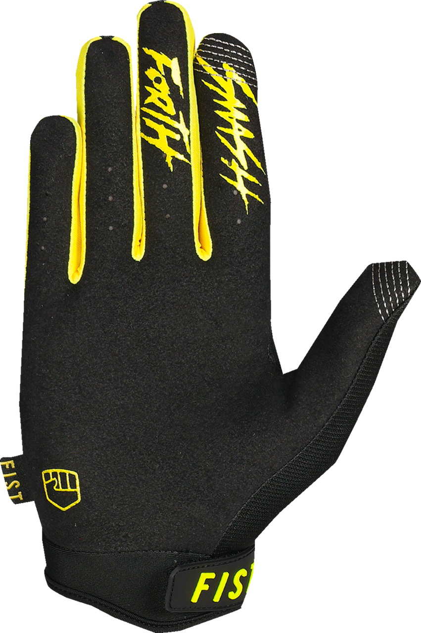 FIST HANDWEAR Strapped Stocker Gloves - Fluro Yellow - Large F-GS-01130-L