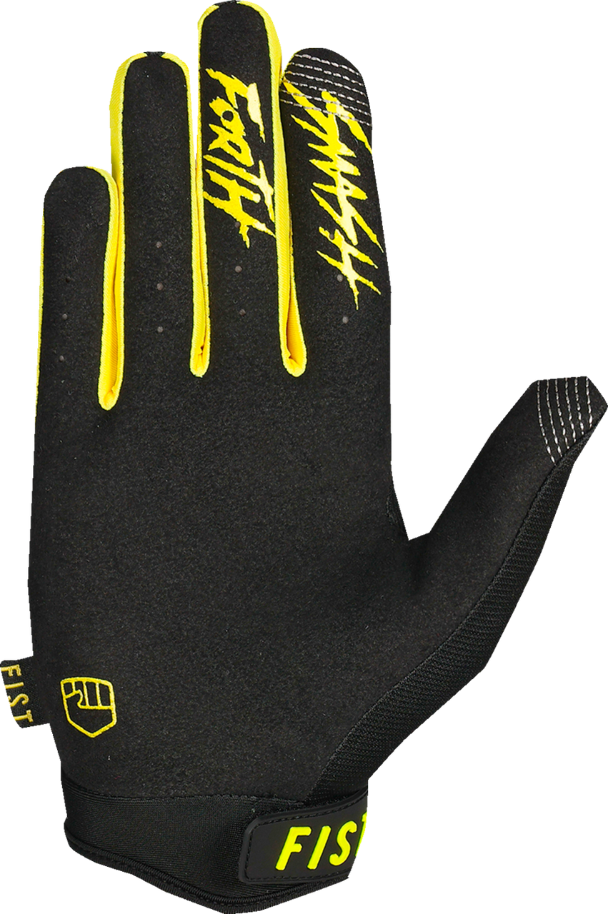 FIST HANDWEAR Strapped Stocker Gloves - Fluro Yellow - Medium F-GS-01130-M