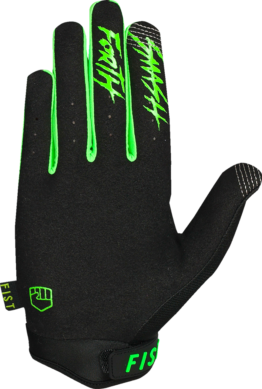 FIST HANDWEAR Strapped Stocker Gloves - Fluro Green - Medium F-GS-01129-M