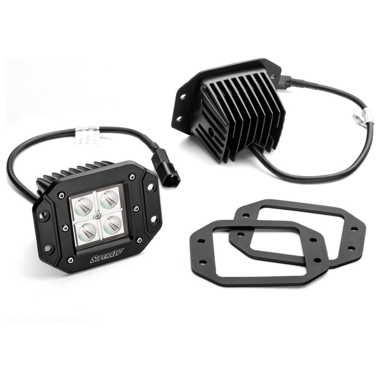 3" LED Recessed Cube Lights | SuperATV