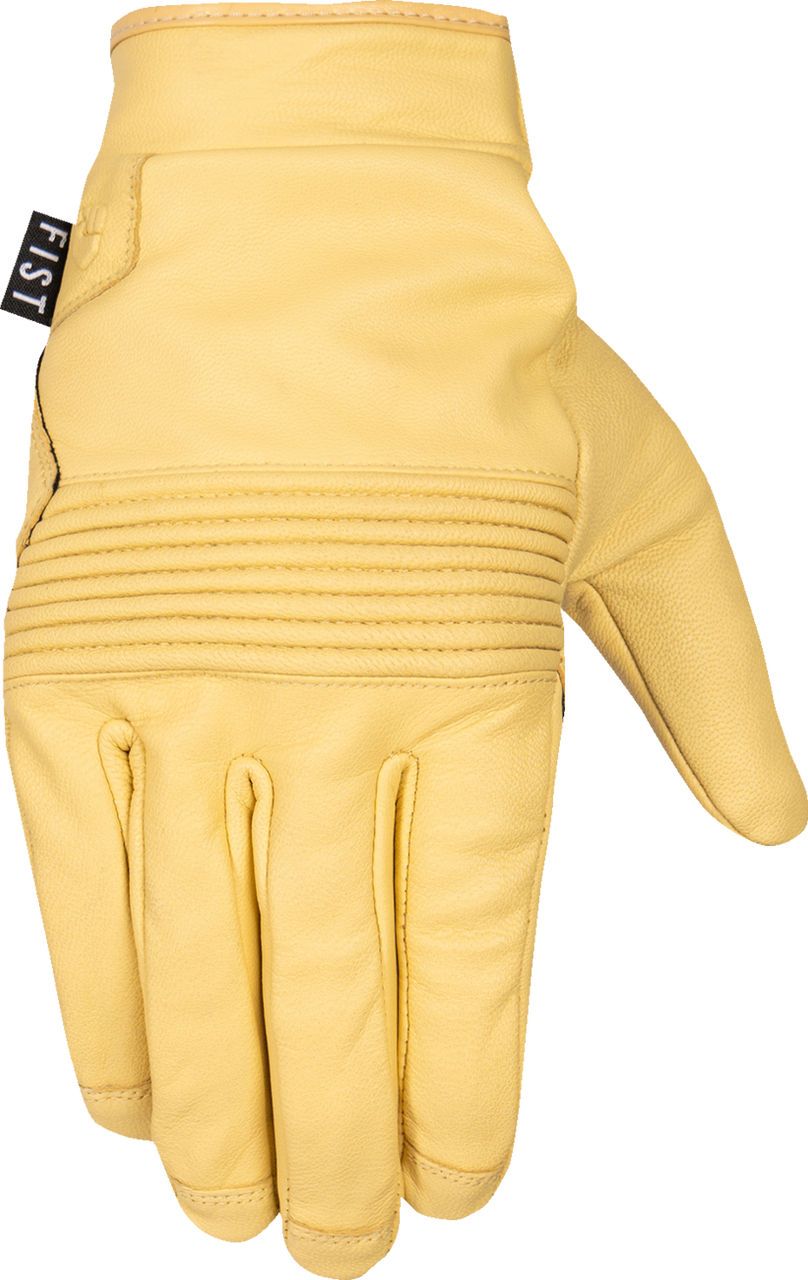 FIST HANDWEAR Road Warrior Leather Gloves - Yellow - 2XS F-GRW-01324-XXS