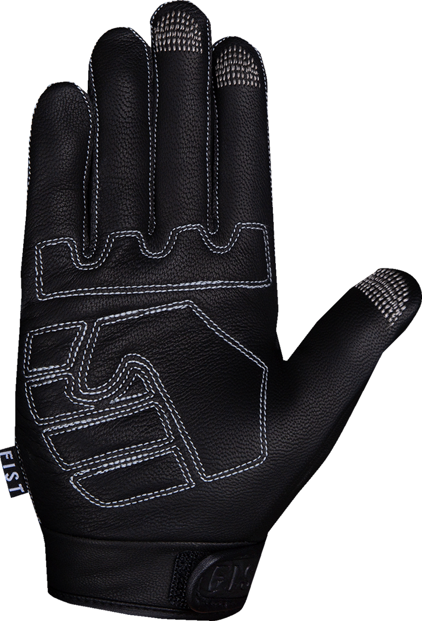 FIST HANDWEAR Road Warrior Leather Gloves - Black - Medium RW001M