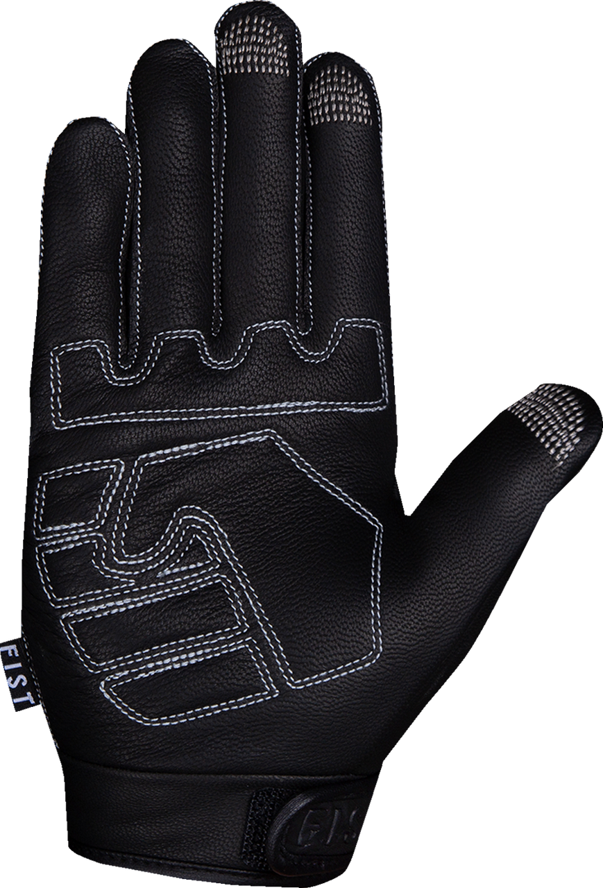 FIST HANDWEAR Road Warrior Leather Gloves - Black - Large RW001L