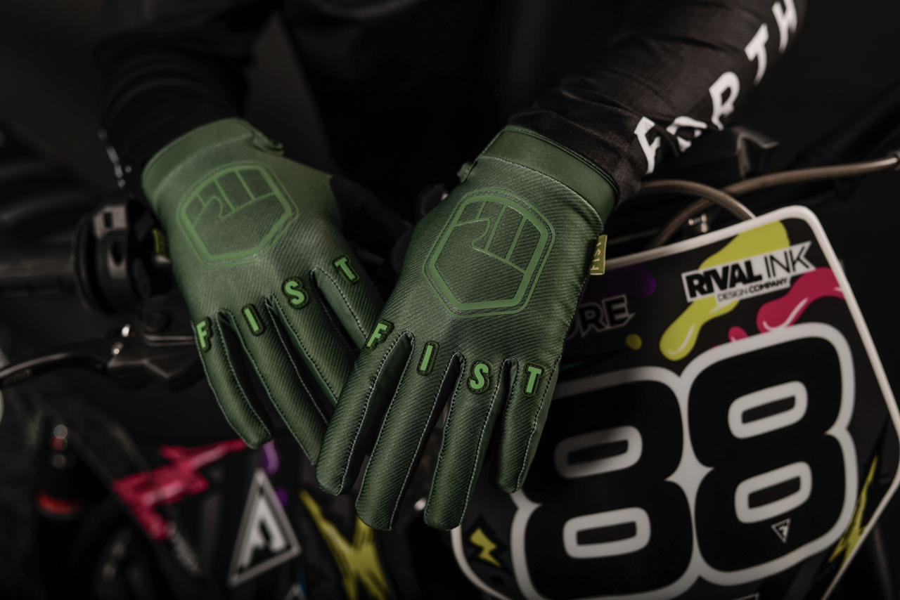 FIST HANDWEAR Strapped Earth Stocker Gloves - Olive - Large F-GS-01529-L