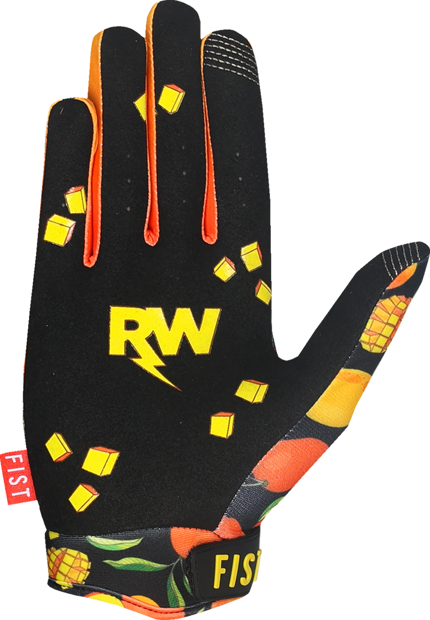 FIST HANDWEAR Youth Strapped R-Willy Red Label Mango Madness Gloves - Large F-GSY-01521-L