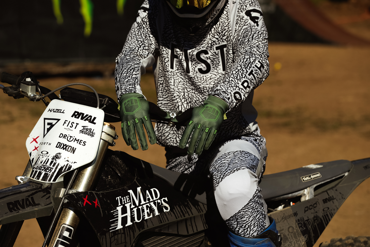 FIST HANDWEAR Strapped Earth Stocker Gloves - Olive - 2XS F-GS-01529-XXS