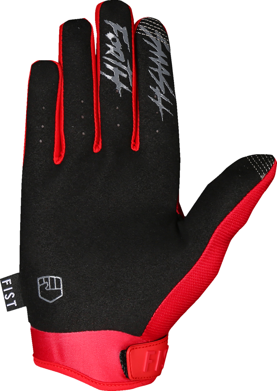 FIST HANDWEAR Youth Strapped Stocker Gloves - Red - Large FSY00189L