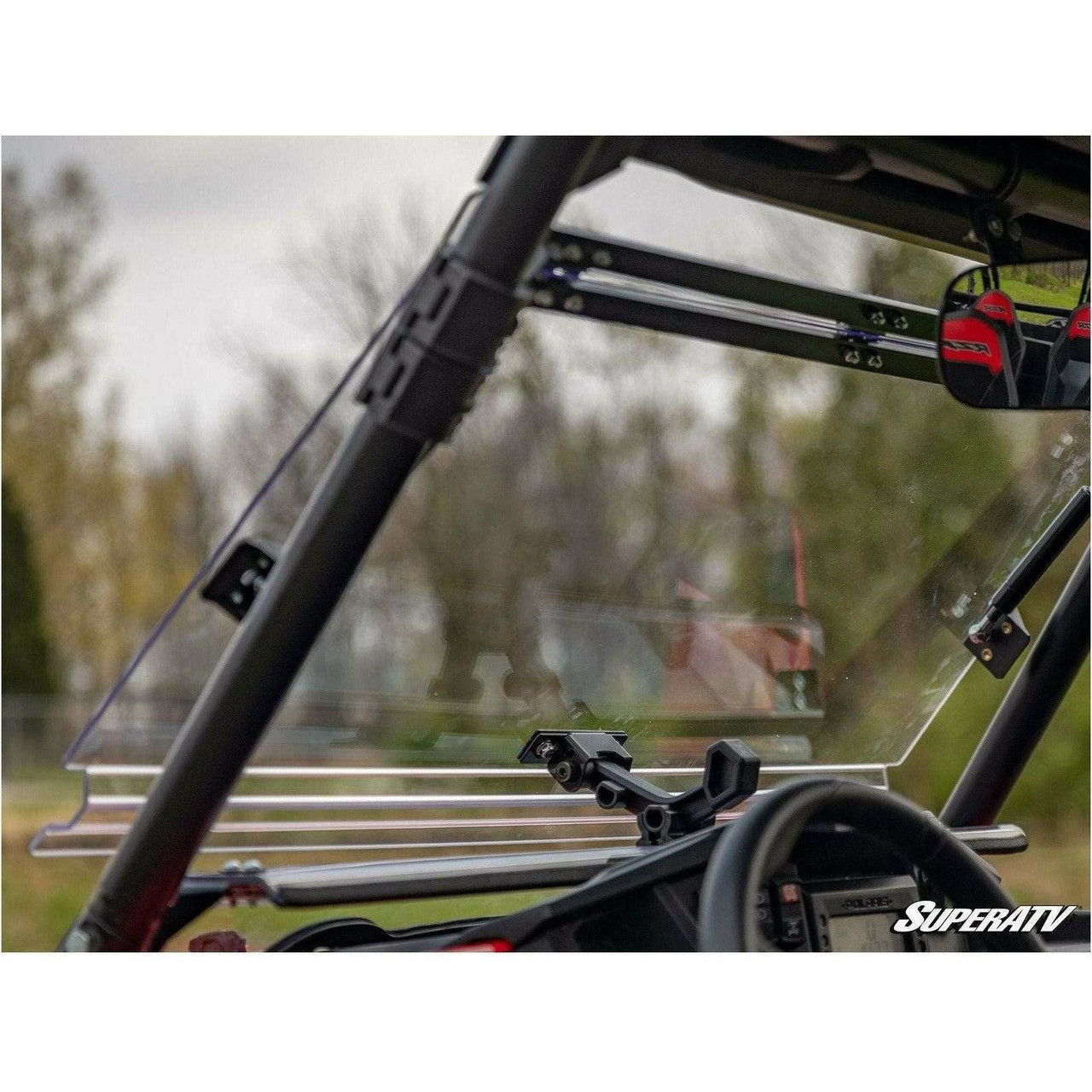 Polaris RZR 900 Scratch Resistant Flip Windshield | SuperATV