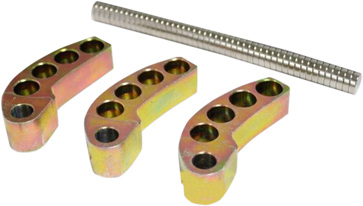 BIKEMAN PERFORMANCE Goldstar Magnetic Adjustable Clutch Weights - 72 g to 89 g - Polaris 07-GSW-7289