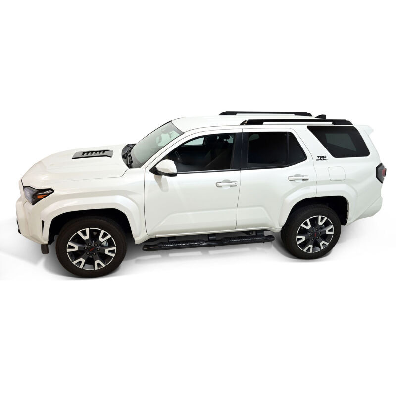 Westin 25-26 Toyota 4Runner PRO TRAXX 4 Oval Nerf Step Bars - Semi-Gloss Black