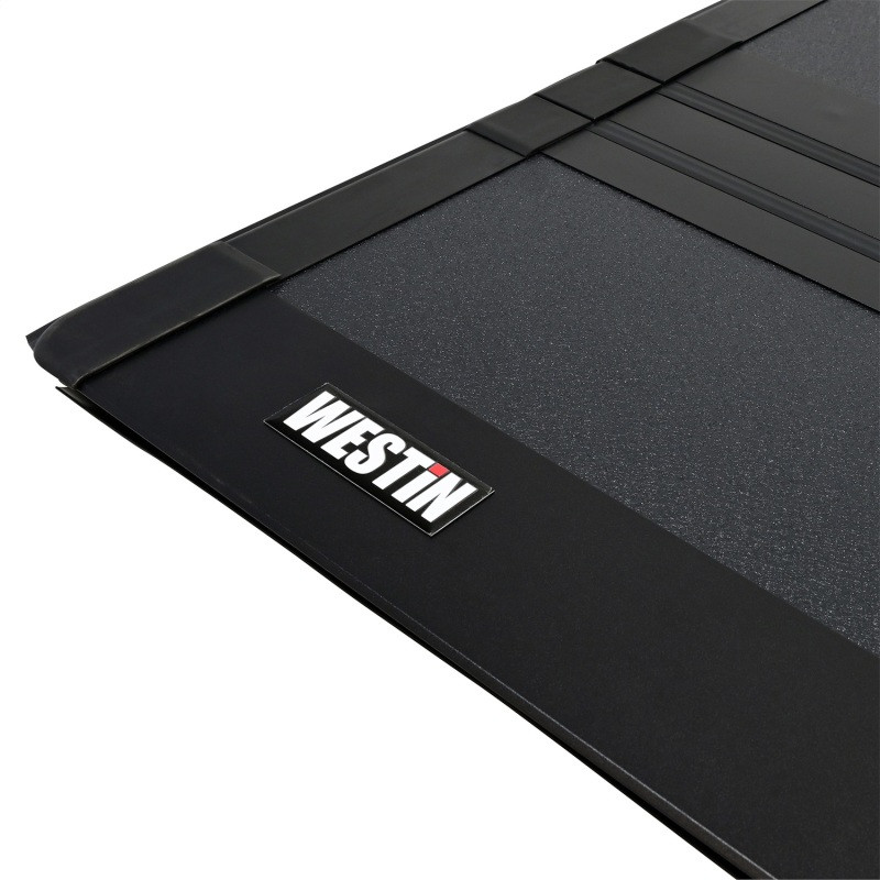 Westin 20-26 Chevrolet/GMC 2500HD 3500HD 6ft. 9in. Bed Hard Tri-Fold Tonneau Cover - Black