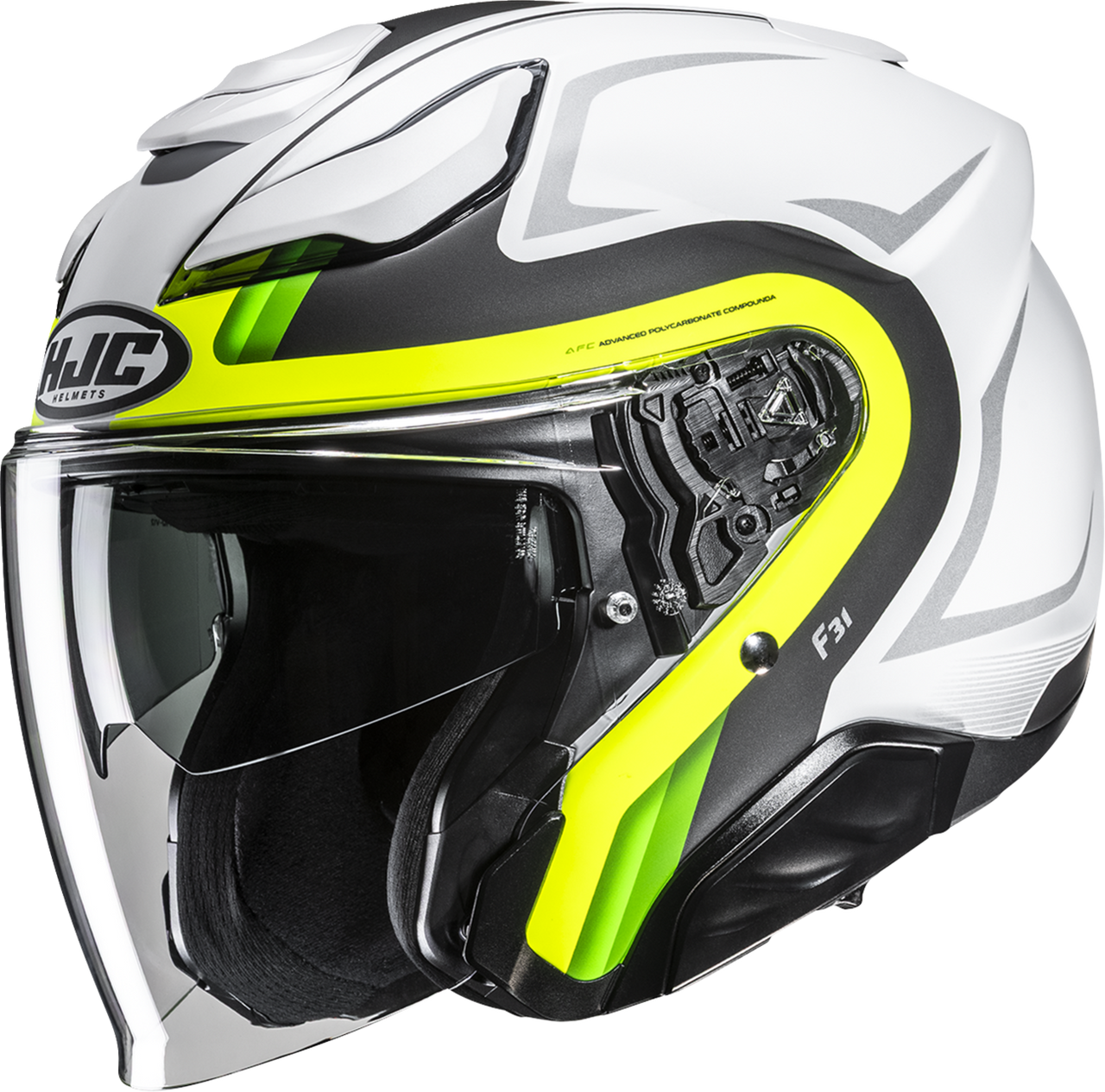 HJC F31 Helmet - Bask - MC3HSF - XL JA21NUS74H3V