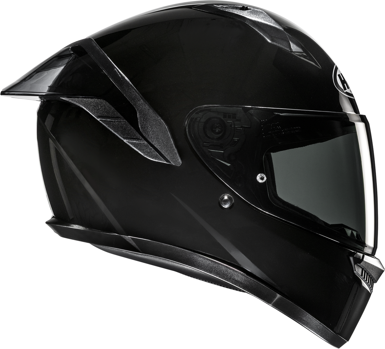 HJC C10 Helmet - Solid - Black - Large FP54NUS6XBKV