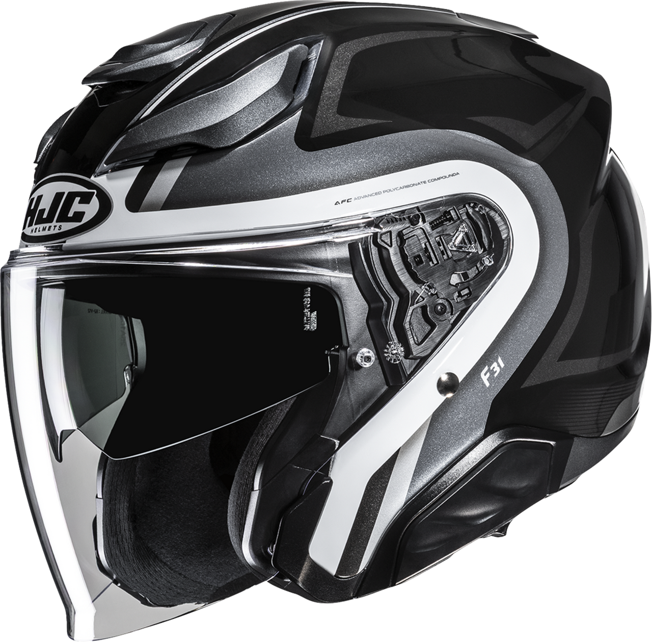 HJC F31 Helmet - Bask - MC5 - Medium JA21NUS5405V