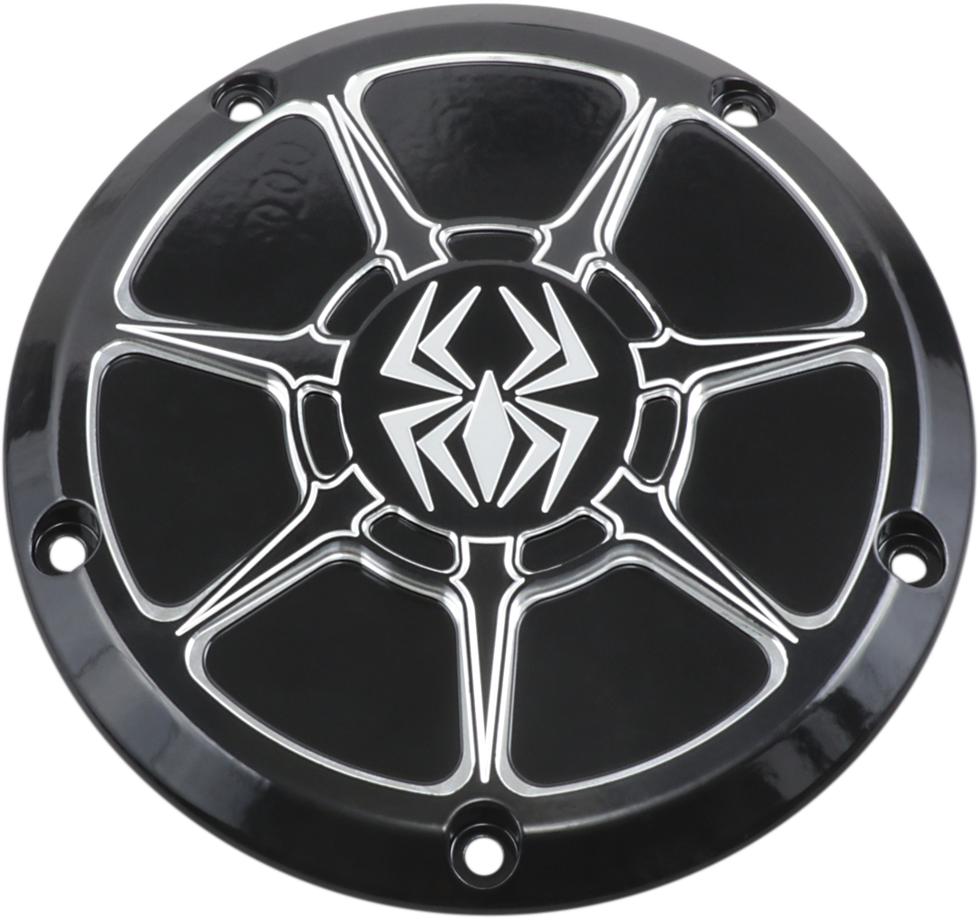 REKLUSE Derby Cover - Gloss Black - Touring/Trike RMS-0515005