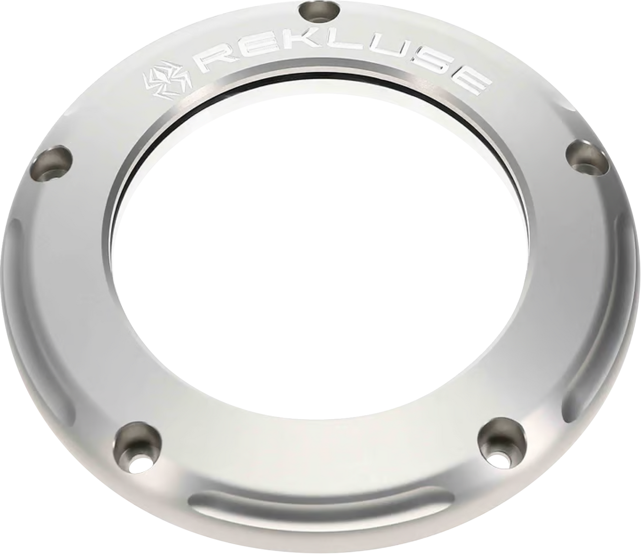 REKLUSE Clear Derby Cover - Silver/Anodized - M8 RMS-0515037