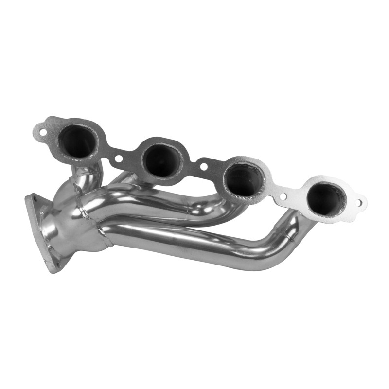 BBK 14-18 GM Truck 5.3/6.2 1 3/4in Shorty Tuned Length Headers - Polished Silver Ceramic