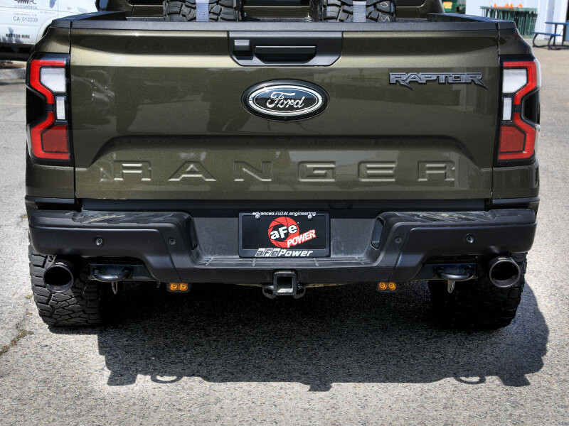 aFe Vulcan Series 3in 304SS Cat-Back Exhaust 24-25 Ford Ranger Raptor V6-3.0L (tt) w/ Black Tips
