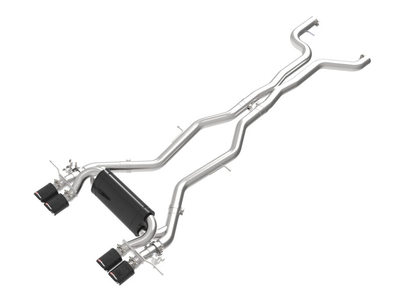 aFe 23-25 BMW M2 L6-3.0L (G87) MACH Force-Xp Cat-Back Exhaust w/ Carbon Fiber Tip