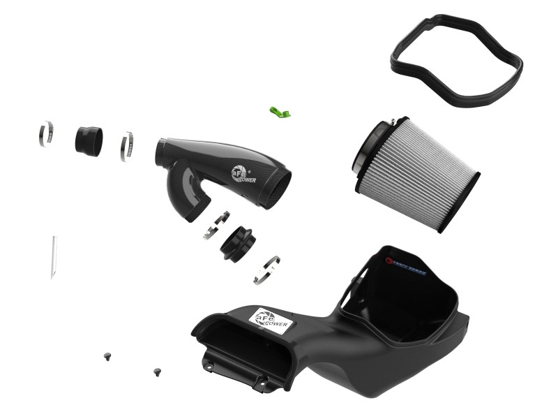 aFe 21-24 Ford F150 Raptor Track Series Carbon Fiber Cold Air Intake System w/ Pro DRY S Filter