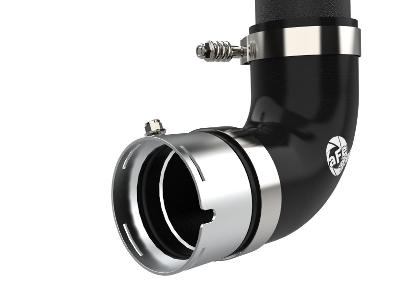 aFe 21-23 Ford Bronco V6-2.7Ltt BladeRunner Alum Hot & Cold Charge Pipe Kit - Black