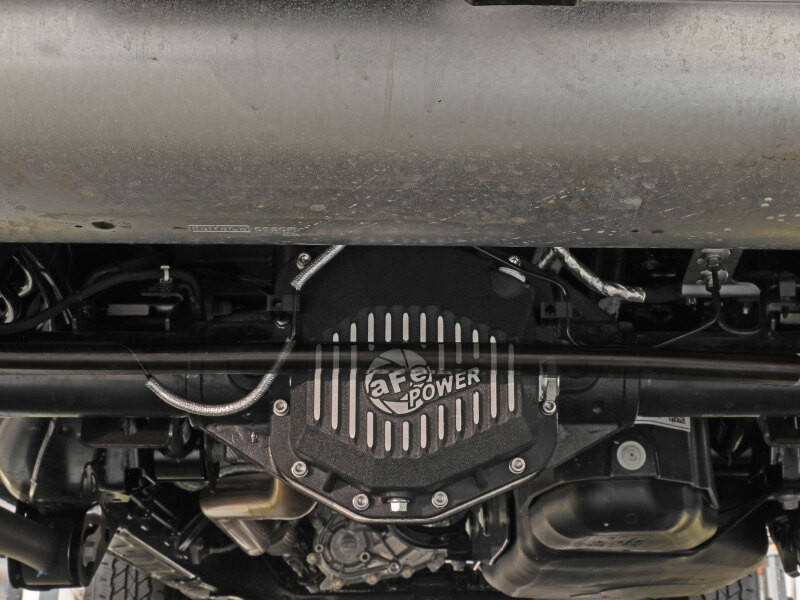 aFe POWER 2021 Ford Bronco w/ Dana M220 Differential Cover Black Street Series w/ Machined Fins