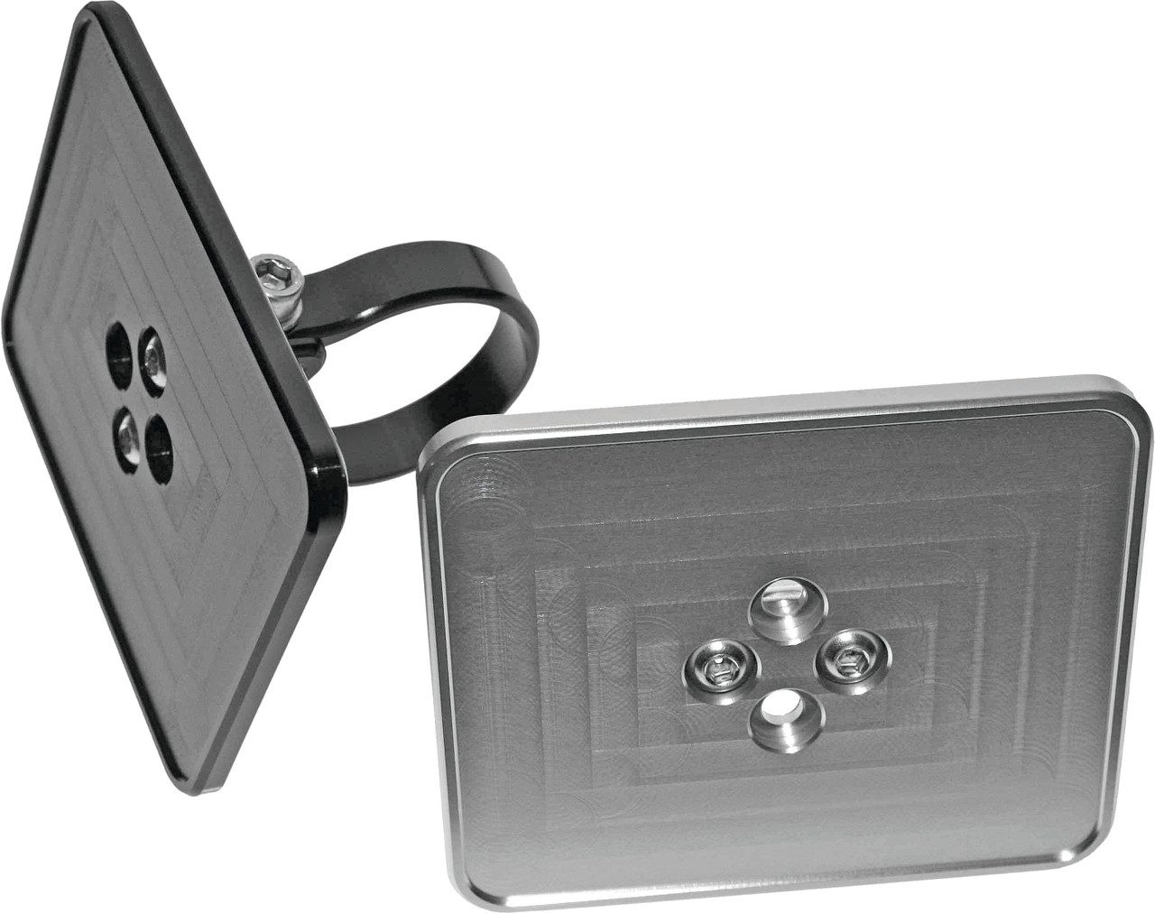 AXIA MODREGPLT-BK Registration Sticker Mounting Plate for California Vehicles – Horizontal or Vertical Mounting