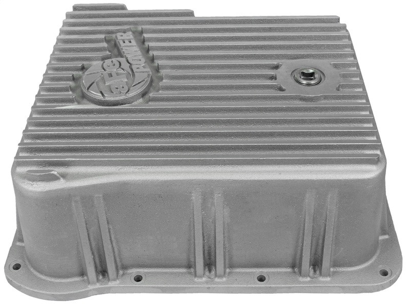aFe Transmission Pan Cover (Raw); GM Diesel Trucks 01-14 V8-6.6L (td)