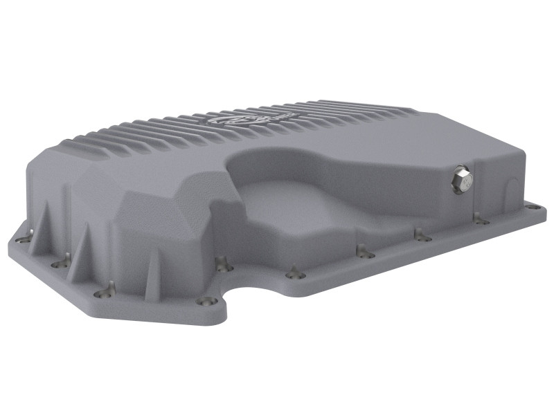 aFe 05-19 VW 1.8L/2.0L w/o Oil Sensor Engine Oil Pan Raw POWER Street Series w/ Machined Fins