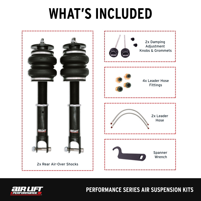 Air Lift 15-20 Acura TLX / 13-17 Honda Accord Rear Performance Air Suspension Kit