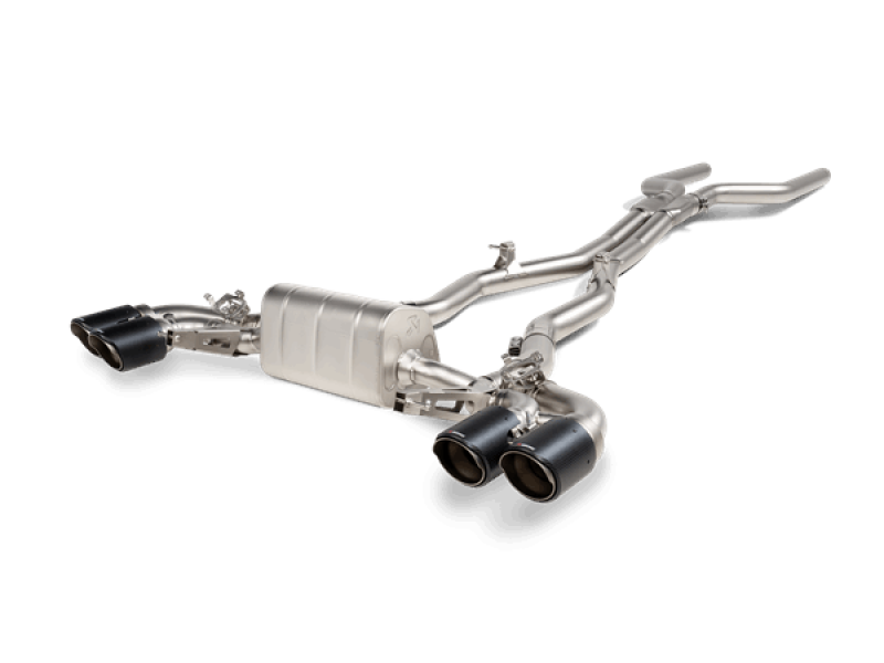 Akrapovic 2021 BMW M8/M8 Competition (F91/F92) Evolution Line Cat Back (Titanium) w/Carbon Tips