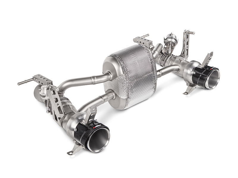 Akrapovic 16-17 Ferrari 488 GTB/488 Spyder Slip-On Line (Titanium) w/ Carbon Tips