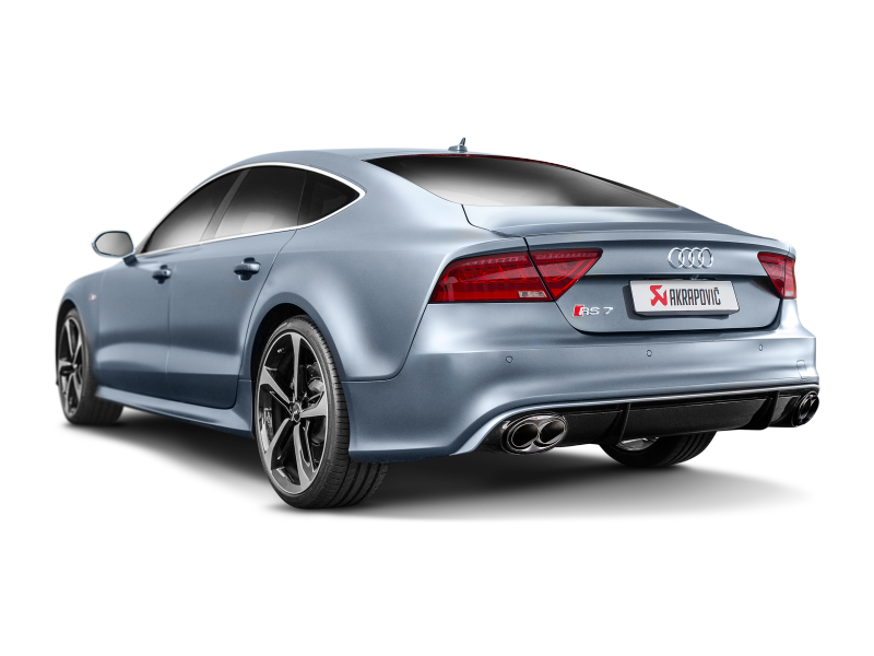 Akrapovic 14-17 Audi RS7 Sportback (C7) Evolution Line Cat Back (Titanium) w/ Carbon Tips