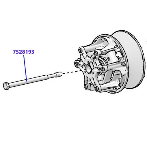 RPM Polaris Ranger 1000 P22 Titanium Primary Clutch Bolt # 7528193 / 7520526 M14X1.5X180